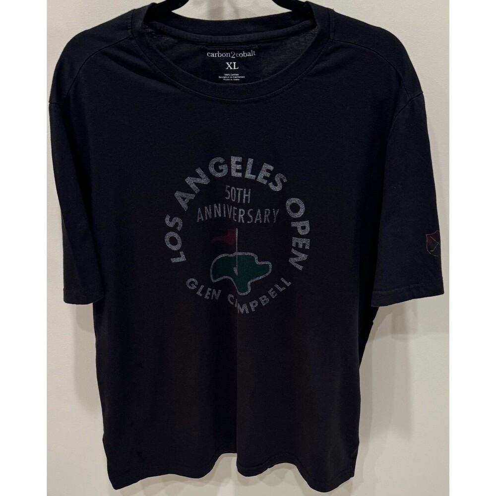 Carbon 2 Cobalt Los Angeles Open 50th Anniversary T-Shirt Men's XL Glen Campbell